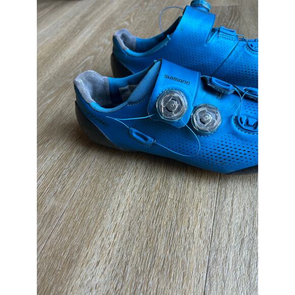 Shimano S-PHYRE RC903 Road Cycling Shoes BlueDual BOA Li2 $480 biking athletic main image 5
